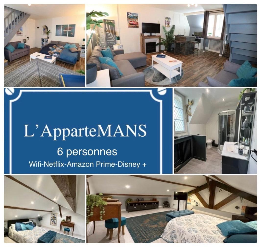 Duplex Au 2Eme Et De Notre Maison -Acces Au Jardin-Smart Tv-Streaming-Wifi Le Mans Extérieur photo